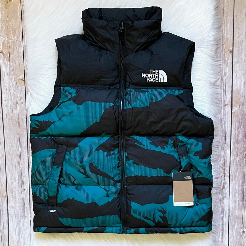 The North Face Men’s Printed Nuptse Vest - Picture 2 of 9